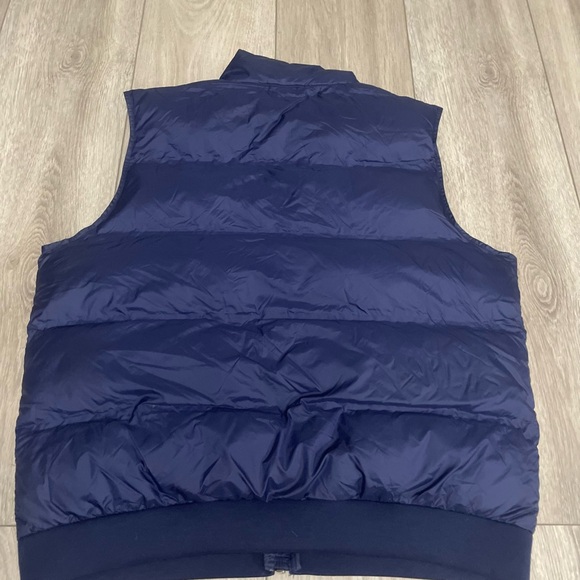 NWT Greyson Women’s Full Zip Puffer Bomber Vest blue , size M - MSRP $298 - Picture 2 of 9